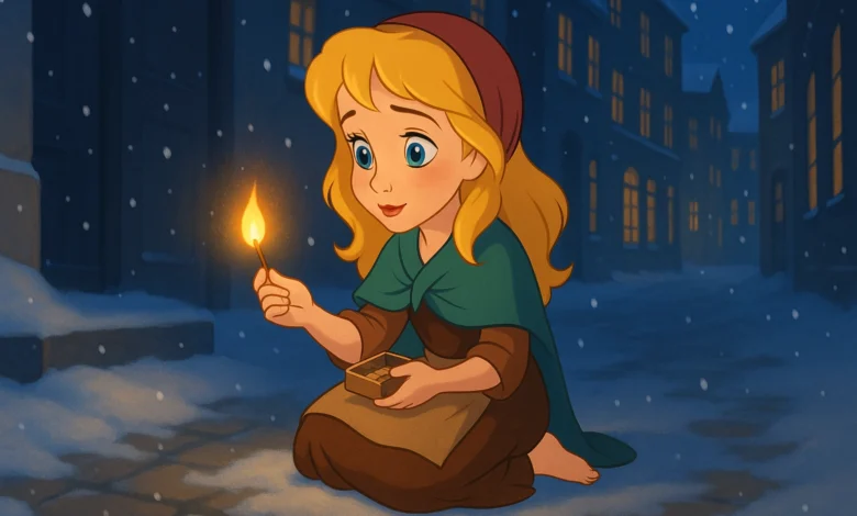 kibritci kız masalı öne çıkan görseli