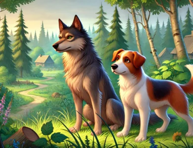 Kurt ile Köpek Masalı
