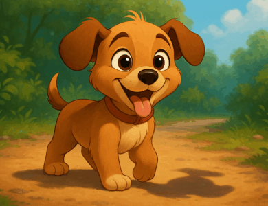 Yavru Köpek Miko ve Gölgesi