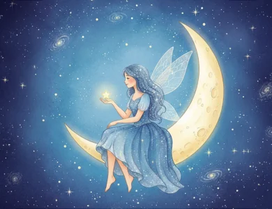 Ay Perisi ve Yıldız Tozu masalı öne çıkan görseli