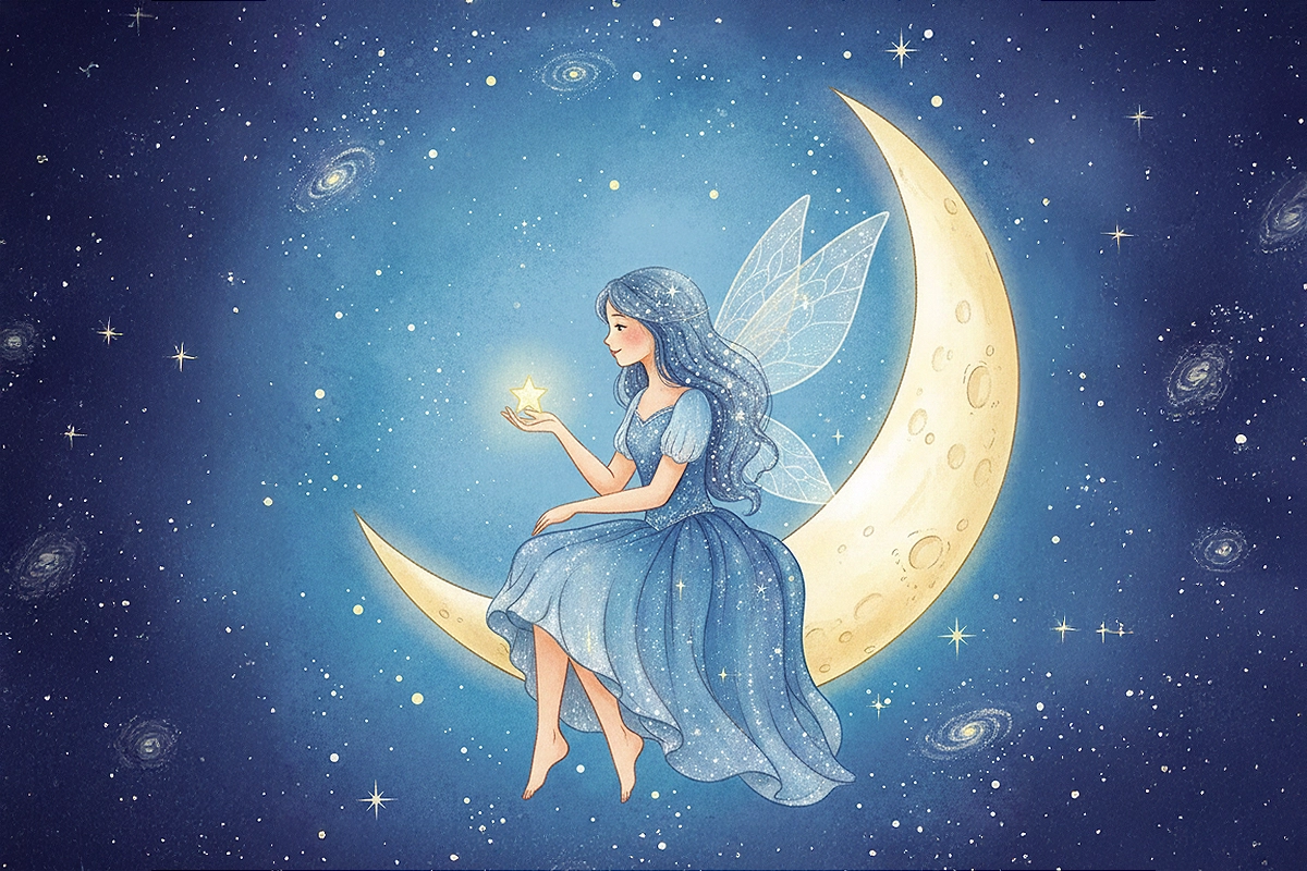 Ay Perisi ve Yıldız Tozu masalı öne çıkan görseli