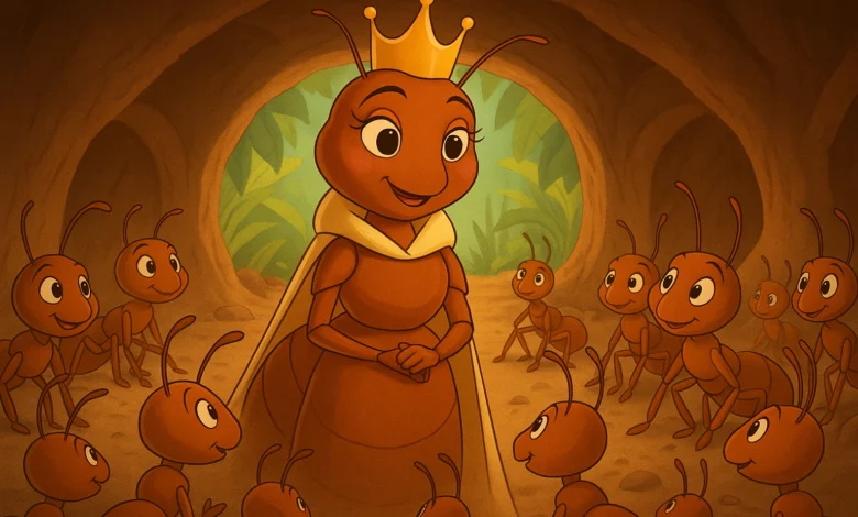 Karınca kraliçesi masalı öne çıkan görseli