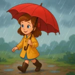 Kırmızı şemsiye masalı öne çıkan görseli