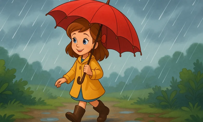 Kırmızı şemsiye masalı öne çıkan görseli