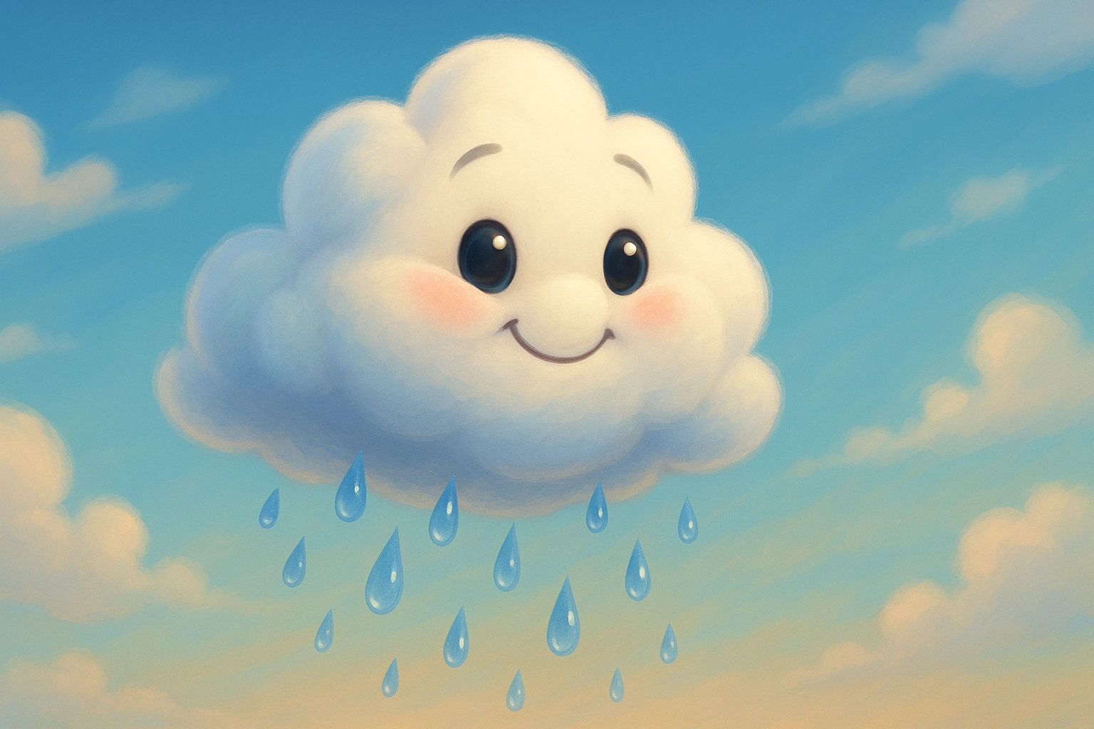 küçük bulut ve yağmur masalı öne çıkan görseli