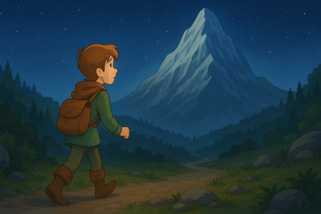 zera dağa doğru yürüyor