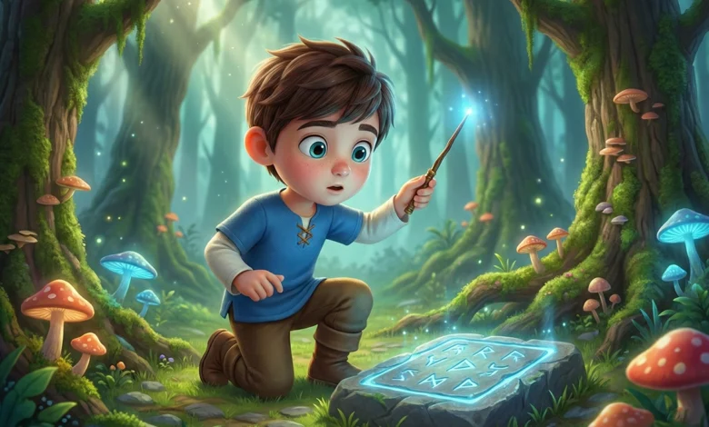 Büyücü çocuk arno masal görseli