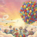 Renkli balonlar ülkesi masalı öne çıkan görseli