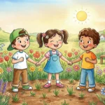 Mutluluk Bahçesi Masal Görseli