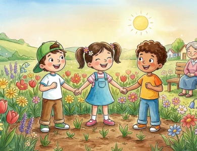 Mutluluk Bahçesi Masal Görseli