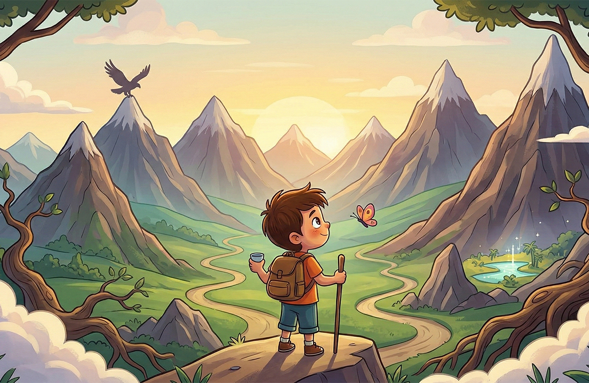 Yedi Dağın Ötesinde Masal Görseli