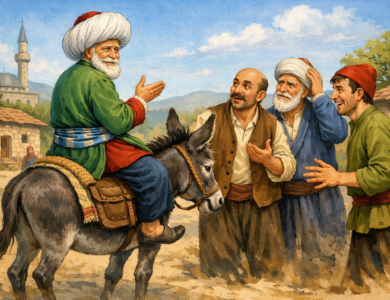 nasreddin hoca essege ters bindi